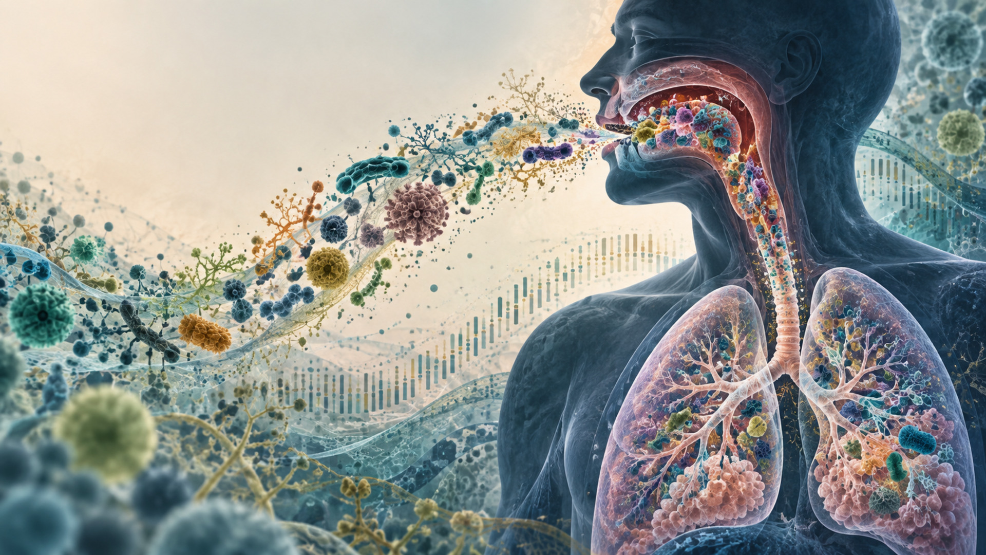 Microbioma oral e respiratório distingue perfis de COVID longa muito grave