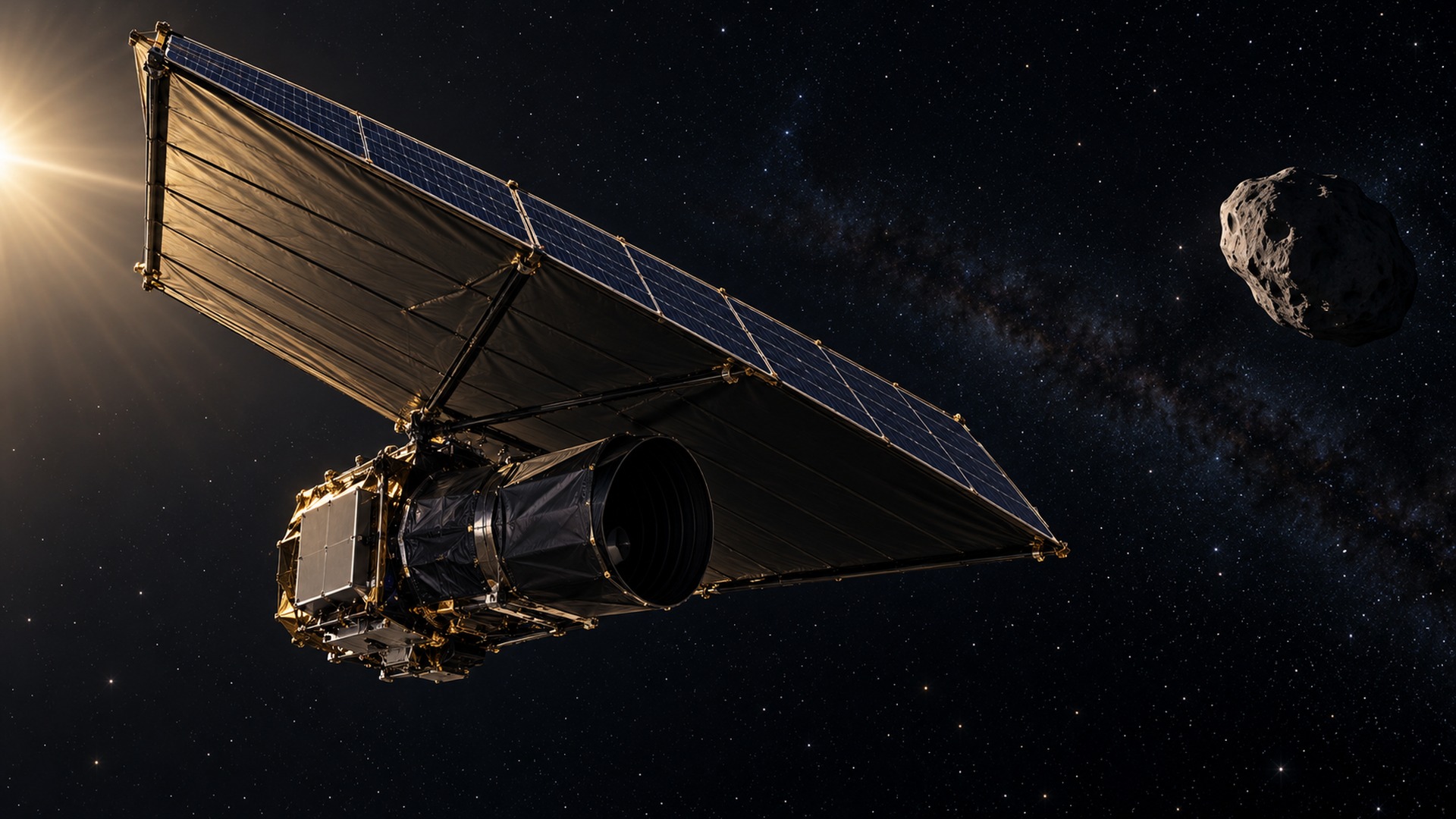 NEO Surveyor integra 864 células solares no seu parasol